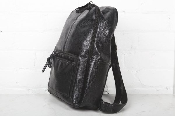 black-fashion-backpack Σακίδιο Πλάτης Μαύρο