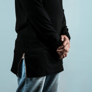 black-shirt-with-zipper Πουκάμισο Μαύρο 002