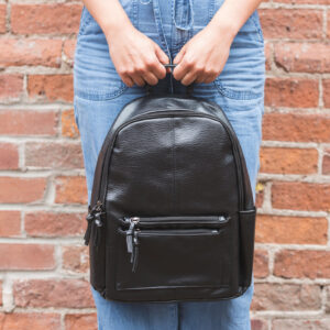 casual-black-backpack Σακίδιο Πλάτης Casual Μαύρο