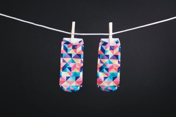 color-geometric-socks Κάλτσες