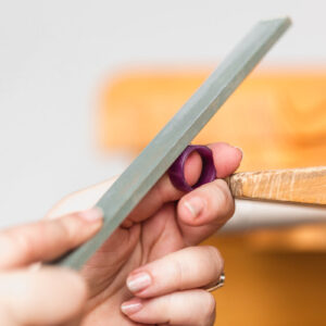 filing-a-purple-ring Δαχτυλίδι Μωβ