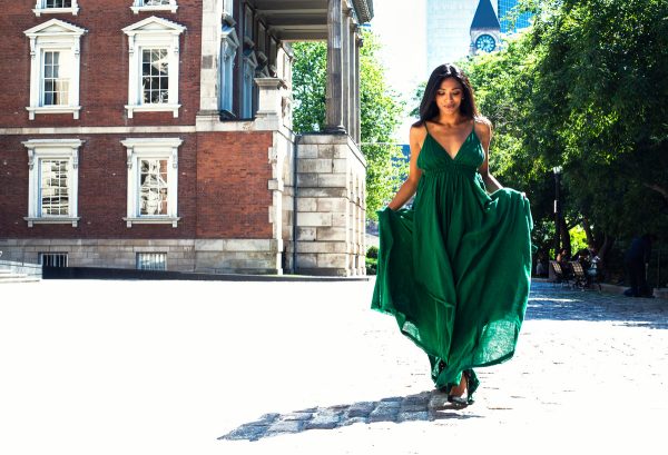 flowing-summer-green-dress Φόρεμα Καλοκαιρινό Πράσινο 003