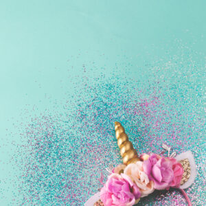 glitter-and-unicorn-costume-headband Κορδέλα Μαλλιών