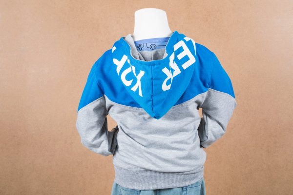 kids-hoodie-back Φούτερ με Κουκούλα Παιδικό 002