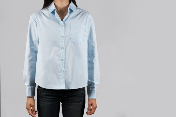light-blue-womens-blouse Μπλούζα Γυναικείο Μπλε