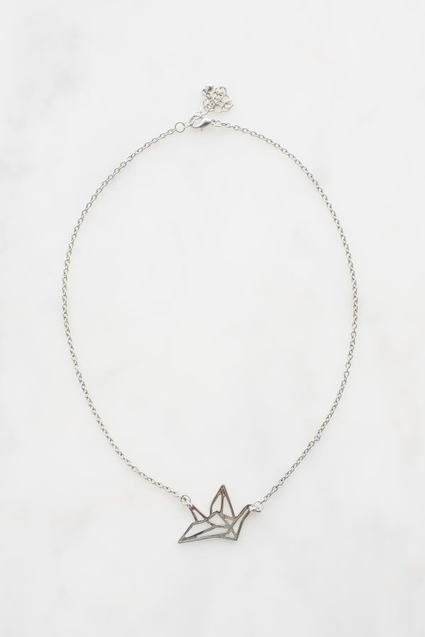 origami-crane-necklace Κολιέ 005
