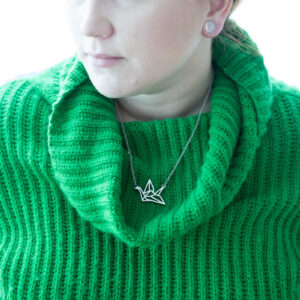 origami-crane-necklace-gold Κολιέ Χρυσό 003