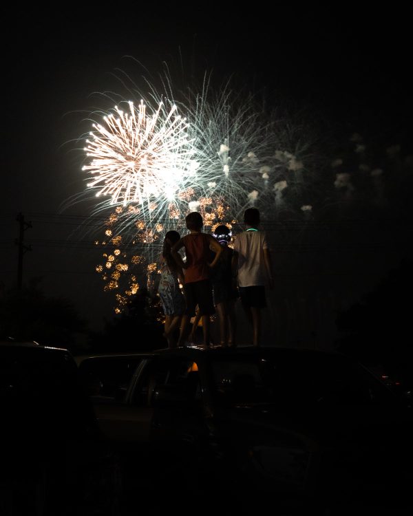 people-stand-together-and-watch-the-fireworks-overhead Ρολόι 023