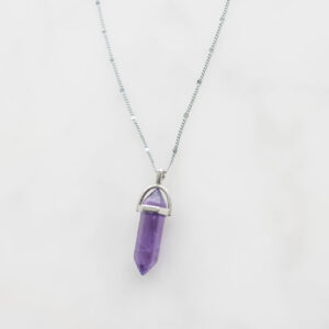 purple-gemstone-necklace Κολιέ Μωβ