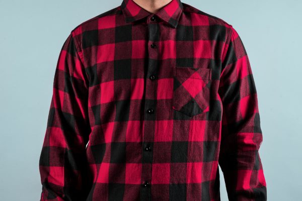 red-and-black-fall-shirt Πουκάμισο Κόκκινο