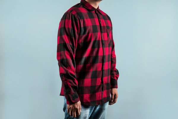 red-plaid-shirt Πουκάμισο Καρό Κόκκινο