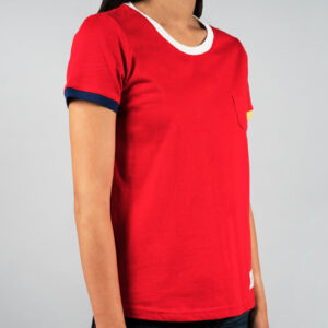 red-t-shirt-with-colored-detail Πουκάμισο Κόκκινο 005