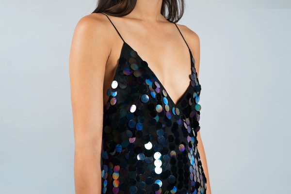 shiny-black-cocktail-dress Φόρεμα Μαύρο 004