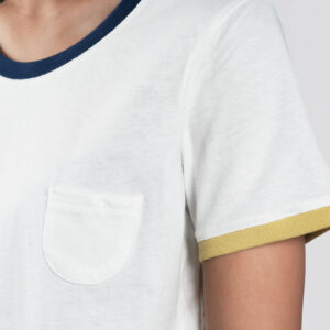 white-t-shirt-with-blue-and-gold Πουκάμισο Λευκό 005