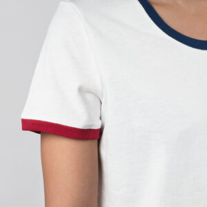 white-t-shirt-with-colored-edges Πουκάμισο Λευκό 006