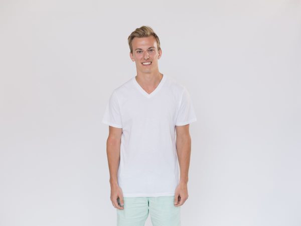 white-tshirt-template T-shirt Λευκό 002