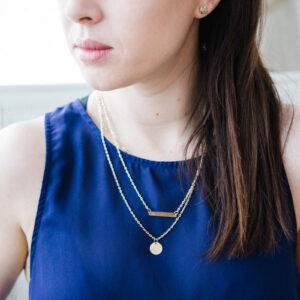 womens-gold-necklace Κολιέ Γυναικείο Χρυσό