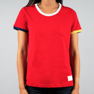 womens-red-t-shirt Πουκάμισο Γυναικείο Κόκκινο